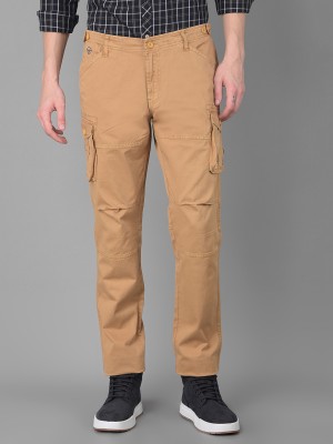 Canary London Slim Fit Men Khaki Trousers