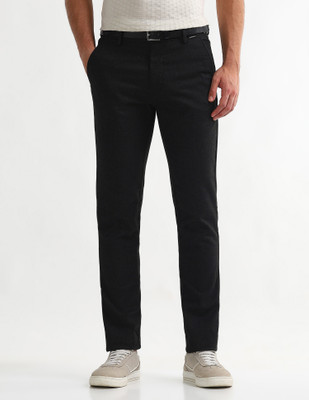 Arrow Sport Slim Fit Men Grey Trousers