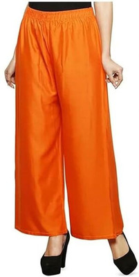 Shelly fashion Regular Fit Women Orange Trousers