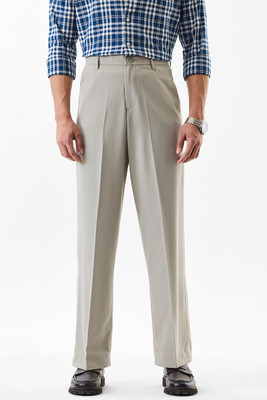 Snitch Regular Fit Men Beige Trousers