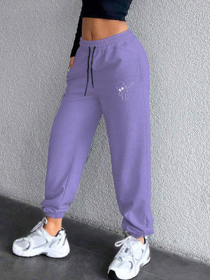 Tabadtod Regular Fit Women Purple Trousers