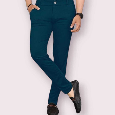 ISUEL FAB Slim Fit Men Multicolor Trousers