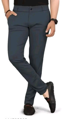 Nitya TrackP Slim Fit Men Grey Trousers