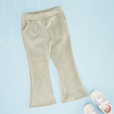 Pantaloons Junior Regular Fit Girls Green Trousers