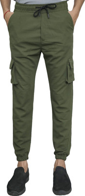 jogi Relaxed Men Green Trousers