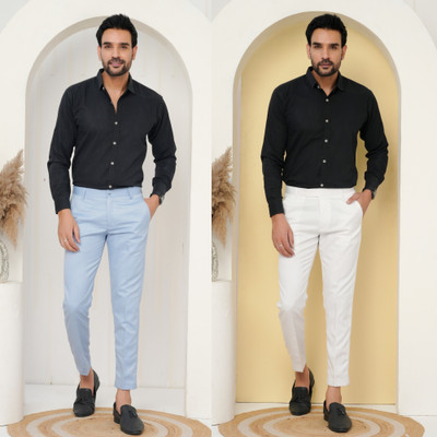 Shanta Enterprise Regular Fit Men Multicolor Trousers