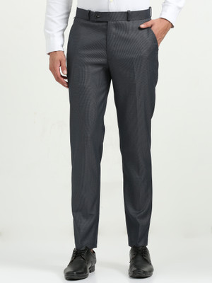 HETIERS Regular Fit Men Light Blue Trousers