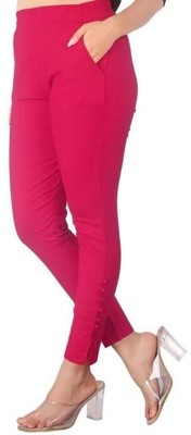 Modern Traderss Regular Fit Women Pink Trousers