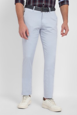 Allen Solly Regular Fit Men Light Blue Trousers