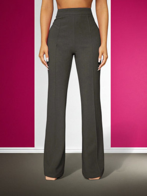 nitafashion Comfort Fit, Regular Fit Women Black Trousers