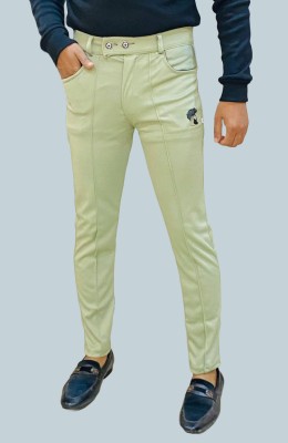 mustand Regular Fit Men Green Trousers