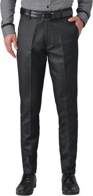 ARDLOR Regular Fit Men Black Trousers