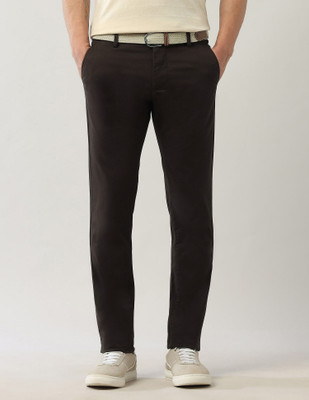 Arrow Sport Slim Fit Men Grey Trousers