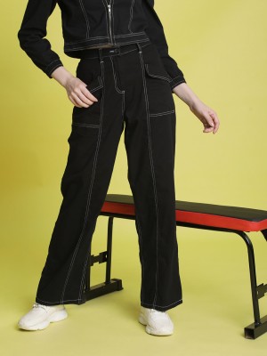 Bene Kleed Relaxed Women Black Trousers