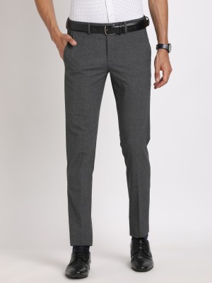 TURTLE Slim Fit Men Grey Trousers