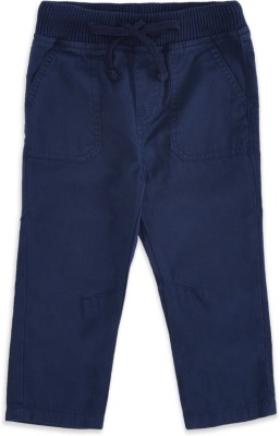 Pantaloons Baby Regular Fit Baby Boys Dark Blue Trousers