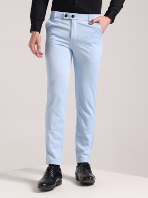 Moda Rapido Slim Fit Men Light Blue Trousers