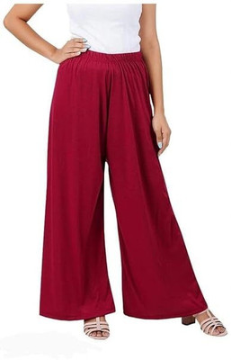 mkv fashion Slim Fit Women Maroon Trousers