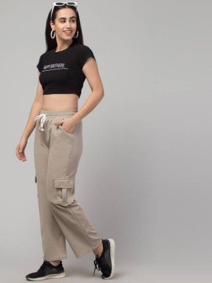 Marami Solid Women Green Track Pants