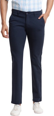 PARX Tapered Men Blue Trousers