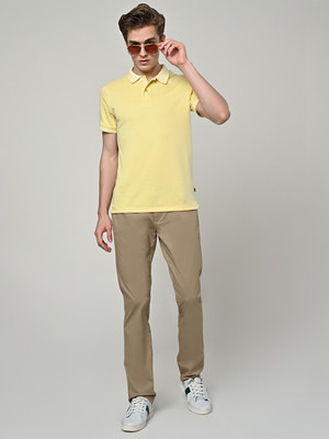 KILLER Slim Fit Men Khaki Trousers