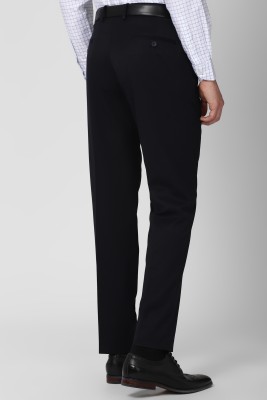 PETER ENGLAND Slim Fit Men Blue Trousers