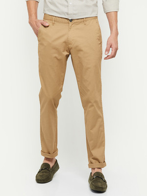 MAX Regular Fit Men Green Trousers
