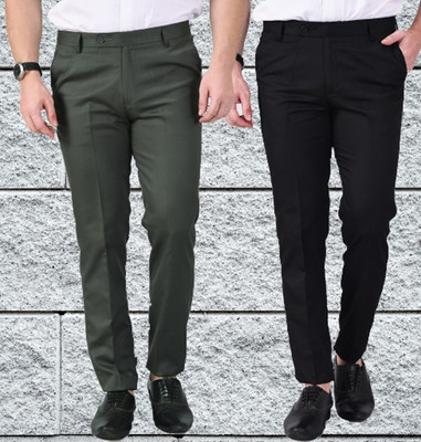 AD & AV Regular Fit Men Multicolor Trousers