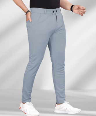 METRONAUT Regular Fit Men Grey Trousers
