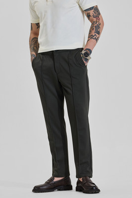 Snitch Regular Fit Men Grey Trousers