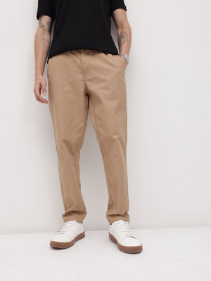 Roadster Relaxed Men Brown Trousers