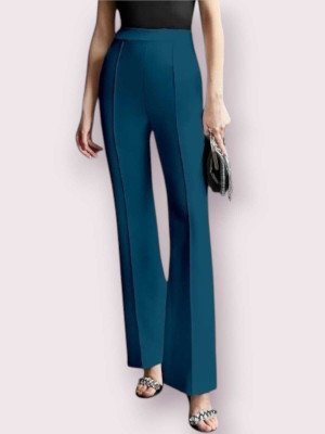 Tiki Tees Regular Fit Women Blue Trousers
