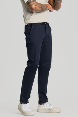 Snitch Slim Fit Men Blue Trousers
