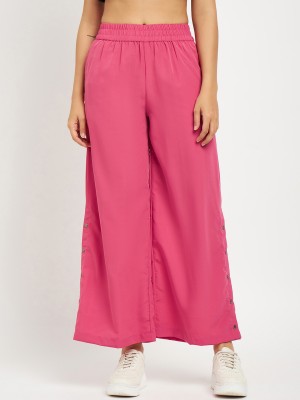 BRINNS Flared Women Pink Trousers