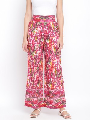 Fabindia Relaxed Women Multicolor Trousers