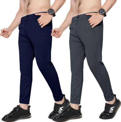 ynam Slim Fit Men Multicolor Trousers