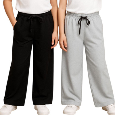 LGG Relaxed Girls Black, Grey Trousers