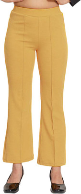 YOZO Regular Fit Women Beige Trousers