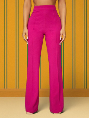 nitafashion Comfort Fit, Regular Fit Women Pink Trousers