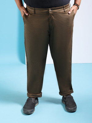 Hardsoda Regular Fit Men Brown Trousers