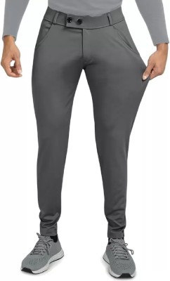 sanket synthetics Regular Fit Men Grey Trousers