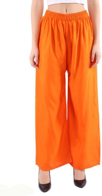 Y M ENTERPRISES Relaxed Women Orange Trousers