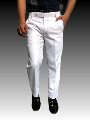 Burraq collection Regular Fit Men White Trousers