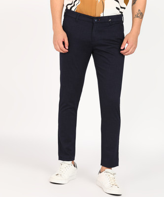 KILLER Slim Fit Men Dark Blue Trousers