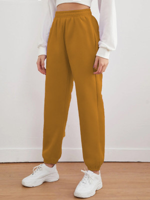 Marc Laurent Regular Fit Women Khaki Trousers