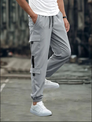 SUN BEAUTY FASHIONISTA HUB Slim Fit Men Grey Trousers