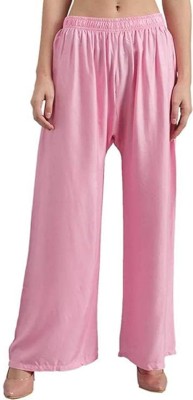 FANCY STAR Relaxed Women Pink Trousers