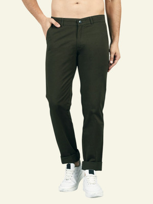 STUDIO NEXX Relaxed Men Dark Green Trousers