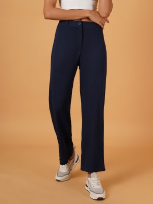 Fbella Straight Fit Women Blue Trousers