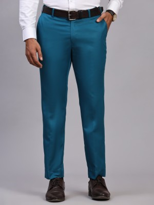 Mans Fab Regular Fit Men Blue Trousers